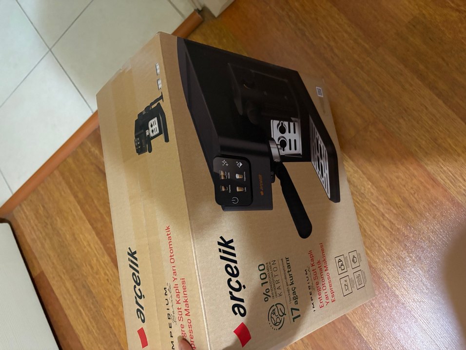 Arçelik Yarı Otomatik Siyah Espresso Makinesi - Görsel 2