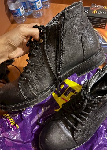 Siyah polaris erkek Bot - Görsel 5