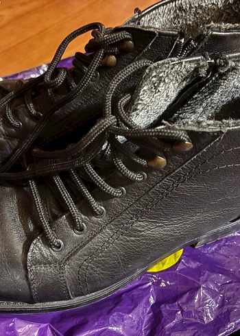 Siyah polaris erkek Bot - Görsel 3