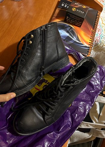 Siyah polaris erkek Bot - Görsel 2