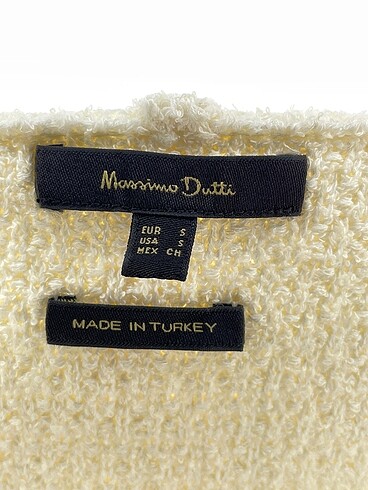 s Beden beyaz Renk Massimo Dutti Hırka %70 İndirimli.