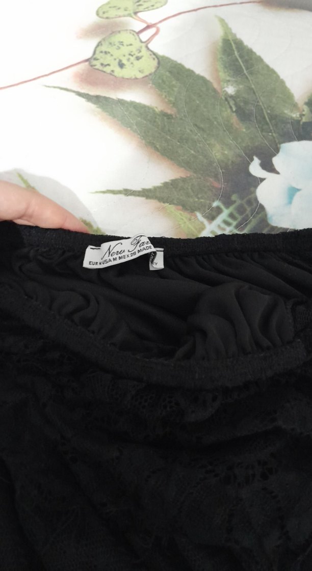 Uzun Siyah Goth Elbise, Fırfırlı, Uzun Kollu - Görsel 4