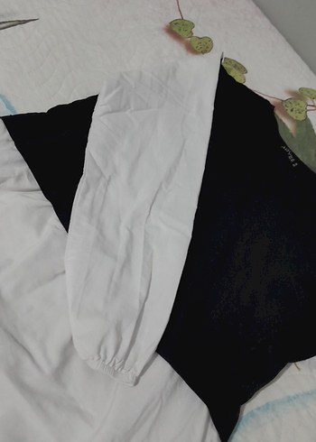 Siyah Drapeli Askısız Hamile Üstü - Görsel 6