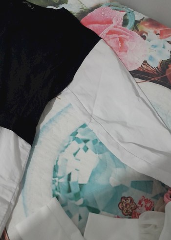 Siyah Drapeli Askısız Hamile Üstü - Görsel 3