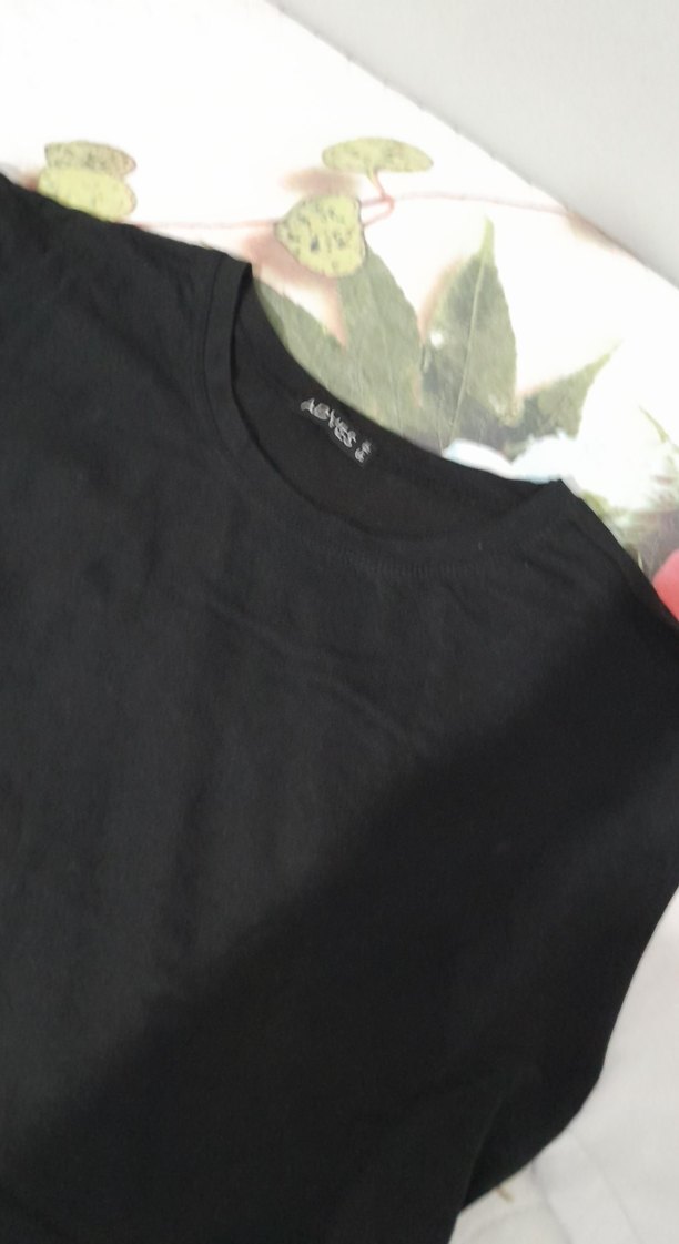 Siyah Drapeli Askısız Hamile Üstü - Görsel 4