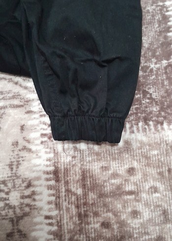 Siyah Düğmeli Rahat Kesim Kadın Pantolon 42 beden - Görsel 4