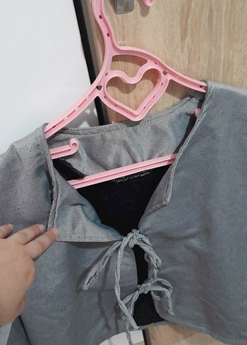 Önden bağlamalı genç tarzı ceket - Görsel 4