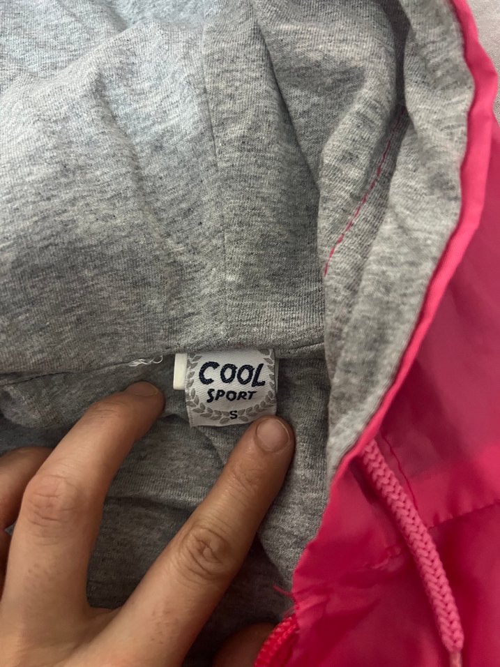 Parlak Pembe Fermuarlı Yağmurluk - Görsel 4