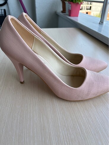 Diğer Pudra Renk Topuklu Stiletto