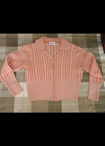 Vintage crop hırka