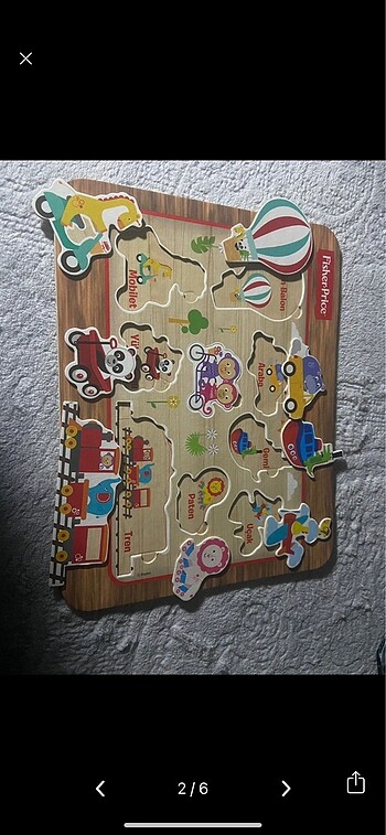 Beden Renk Fisher price takmalı çıkartmalı oyuncak