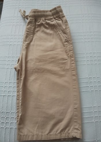 LC Waikiki Bej Erkek Keten Bol Kesim Şort