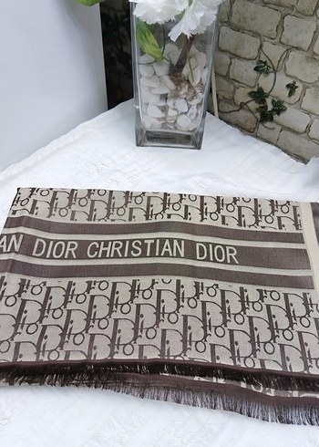 Bohem Tarz Kahverengi Kadın Şal - Görsel 4