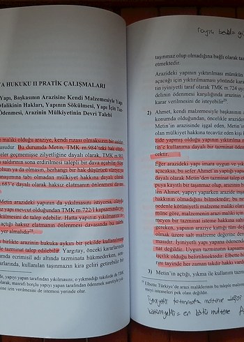  Beden Renk Eşya Hukuku Pratik Çalışmaları - Melek Bilgin Yüce