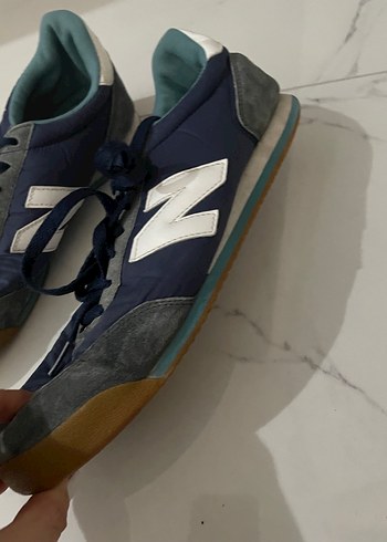 Mavi Gri Dolgu Topuklu Spor Ayakkabı - Görsel 2