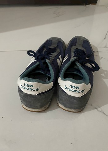 Mavi Gri Dolgu Topuklu Spor Ayakkabı - Görsel 3