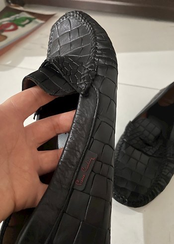 Siyah Deri Yılan Desenli Klasik Erkek Ayakkabı - Görsel 4