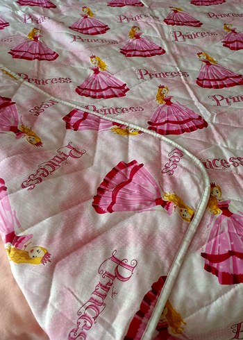 Turkuaz ve Bej Renkli Yatak Örtüsü pikeler - Görsel 7