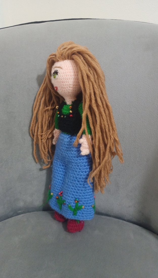 Örgü Bez Bebek - Görsel 3