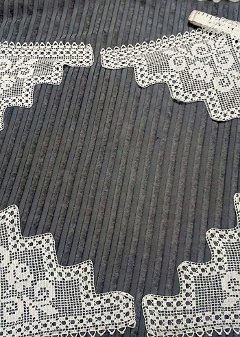 El Yapımı Geleneksel Beyaz Dantel Peçete Seti - Görsel 2