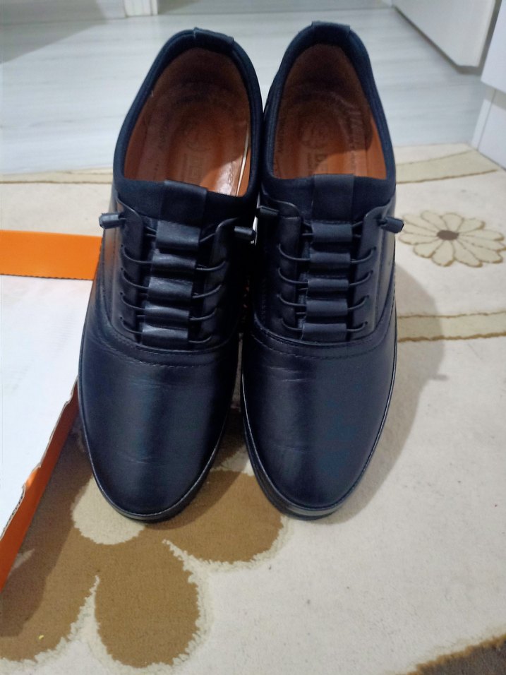 Siyah Bağcıklı Erkek  Ayakkabısı - Görsel 3