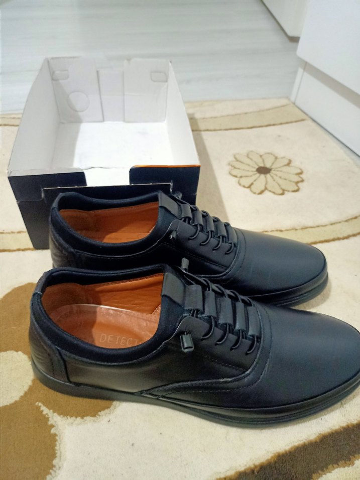 Siyah Bağcıklı Erkek  Ayakkabısı - Görsel 4