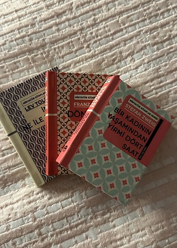  MİNYATÜR KİTAPLAR- Franz Kafka, Lev Tolstoy ve Stefan Zweig