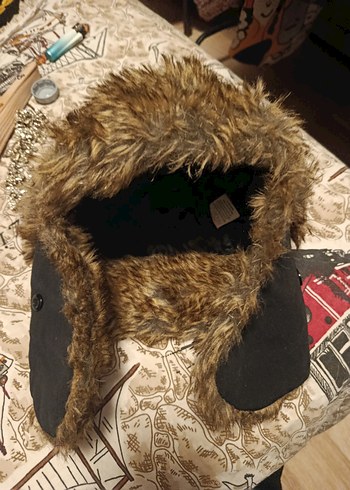 Kahverengi Kürklü Kadın Şapka - Görsel 5