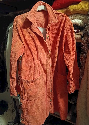 Renkli Baskılı Uzun Kollu Triko Tunik - Görsel 4