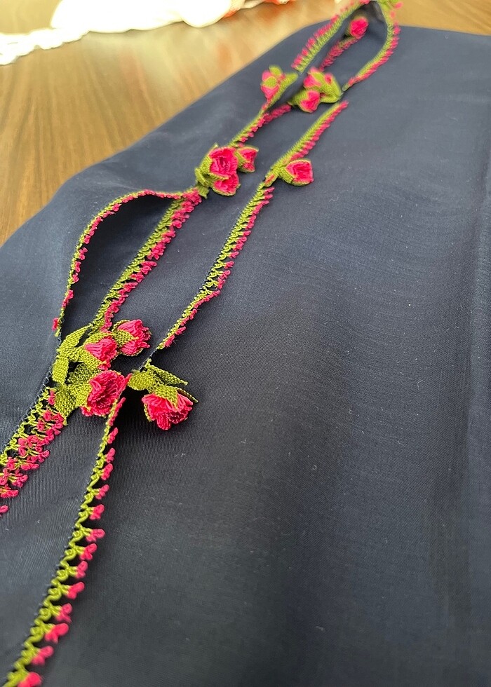 İyne oyası eşarp - Görsel 3