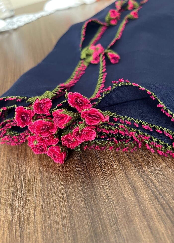 İyne oyası eşarp - Görsel 2