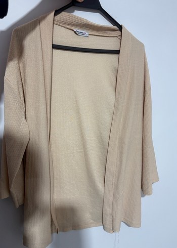 Bej bürümcük Kadın kimono - Görsel 5