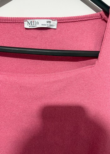 Pembe Mini Kısa Kollu Tişört - Görsel 3