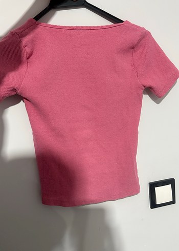 Pembe Mini Kısa Kollu Tişört - Görsel 5