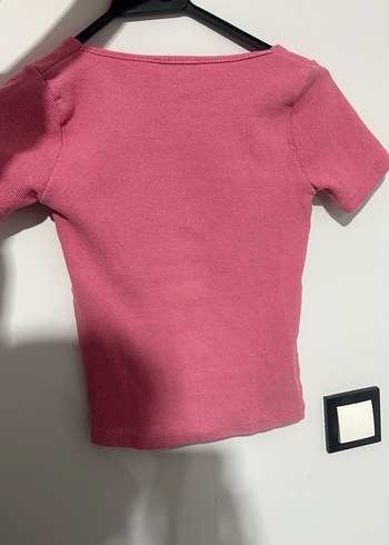 Pembe Mini Kısa Kollu Tişört - Görsel 4