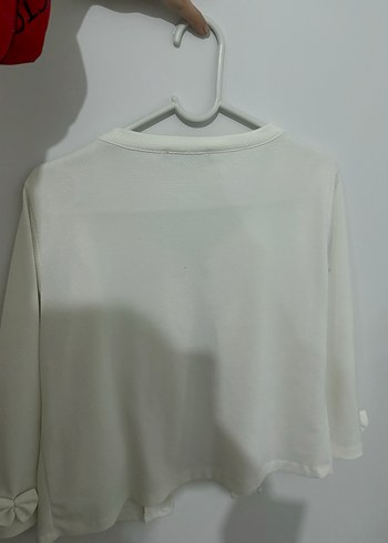 Düğmeli Beyaz Kadın Mini Blazer - Görsel 6