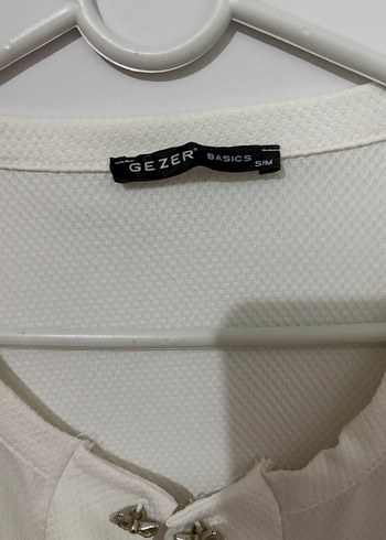 Düğmeli Beyaz Kadın Mini Blazer - Görsel 4