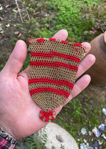 Osmanlı Altın Sırma Kese - Görsel 2