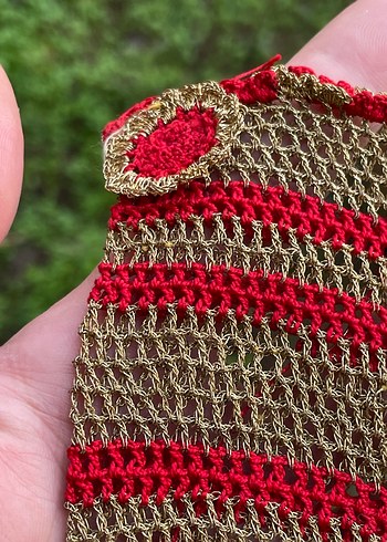 Osmanlı Altın Sırma Kese - Görsel 4