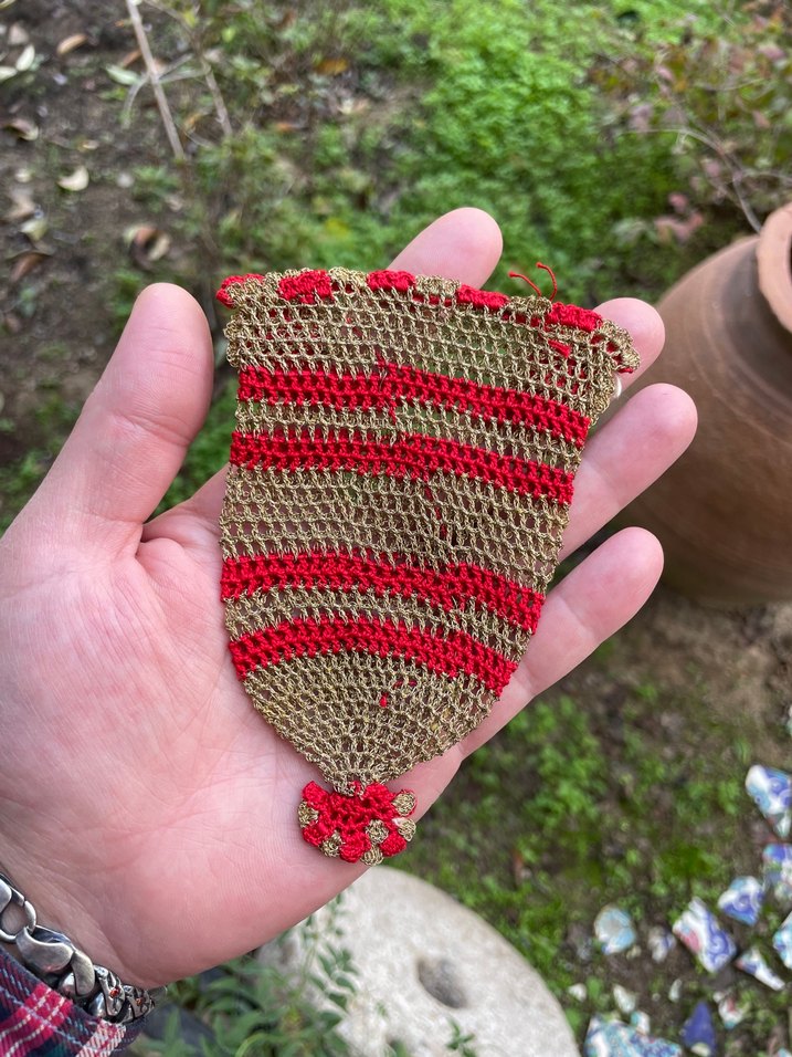 Osmanlı Altın Sırma Kese - Görsel 2