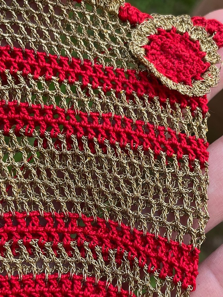 Osmanlı Altın Sırma Kese - Görsel 3