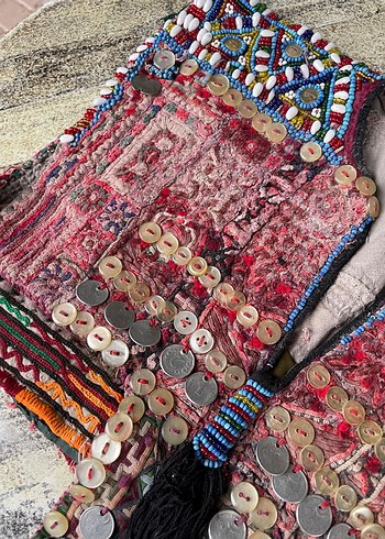 Antika Türkmen Çocuk Yeleği - Görsel 4