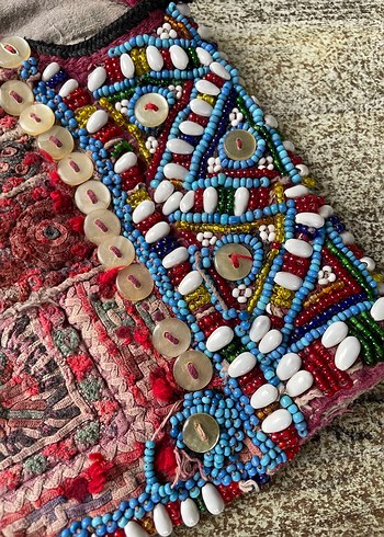 Antika Türkmen Çocuk Yeleği - Görsel 2