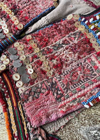 Antika Türkmen Çocuk Yeleği - Görsel 3