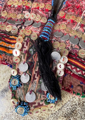 Antika Türkmen Çocuk Yeleği - Görsel 10