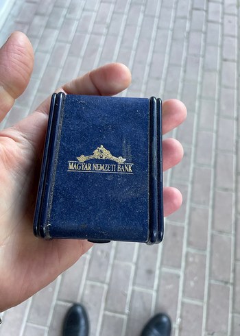 Vintage Altın Renkli Erkek Rozeti - Görsel 5