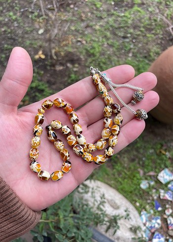 Bohem Tarz Erkek Tesbih Camel Renk - Görsel 4