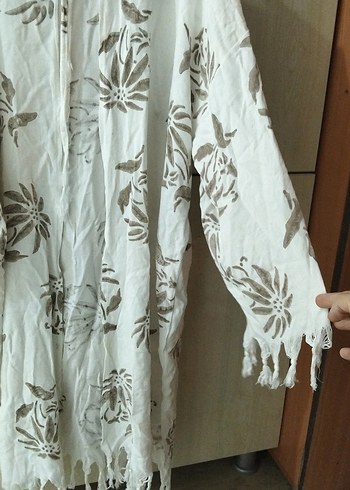 l Beden Bohem Uzun Keten Kimono