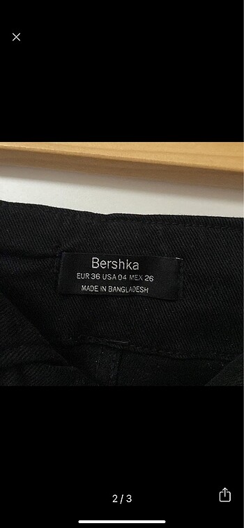 Bershka Kemer Detaylı Havuç Pantolon
