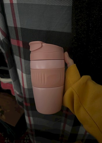 Pastel Pembe Çocuk Termos Şişesi - Görsel 3